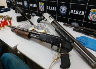 Sem Giuliani (Ex-Prefeito de Nova York) a honrosa Polícia Civil do Amazonas frustra roubo a carro-forte e prende bando com armamento de grosso calibre, munições e coletes balísticos