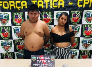 Casal é preso e adolescente apreendido por tráfico de drogas no Santa Etelvina