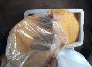 Maconha é encontrada escondida dentro de saca de farinha no porto do município de Tefé