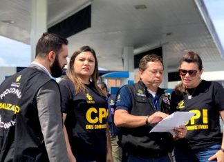 CPI dos combustíveis realiza blitz de fiscalização em postos de gasolina em Manaus