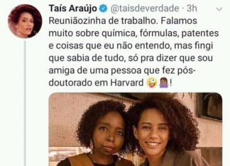 Taís Araujo é zoada nas redes sociais pelo filme da pós-doutora falsa Joana D’Arc