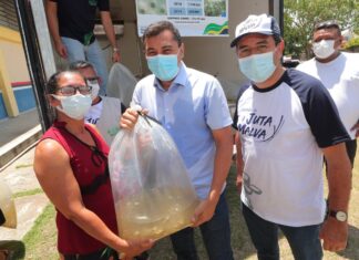 Governo do Amazonas incentiva produção de peixes com entrega de alevinos e pós-larvas para piscicultores