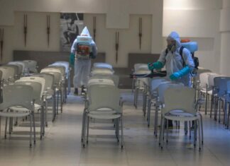 Governo do Amazonas realiza sanitização no novo Centro de Testagem