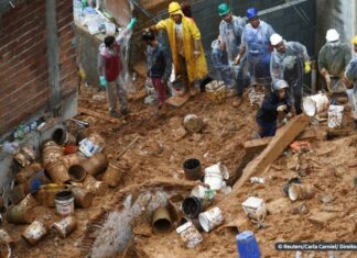 Município paulista busca oito desaparecidos em consequência das chuvas