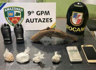 PMAM prende homem por tráfico de drogas, em Autazes