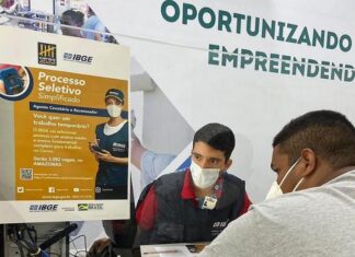 Postos do Sine Manaus recebem inscrições para o concurso do IBGE