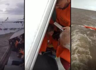 VÍDEO: lancha que saiu de Belém com destino a Ponta de Pedras naufraga