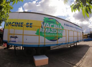 Carreta Vacina Amazonas está disponível para população do bairro Nova Vitória nesta segunda (31/01)