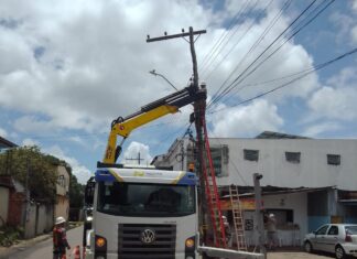 Bairro Alvorada recebe novos postes, transformadores e rede elétrica