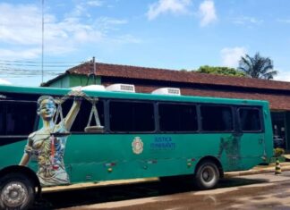 Detran-AM realiza atividade itinerante com Tribunal de Justiça em Novo Airão