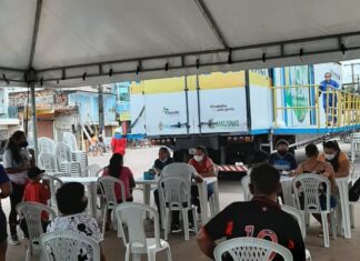 Carreta Vacina Amazonas aplica mais de 1,5 mil doses na Região Metropolitana de Manaus