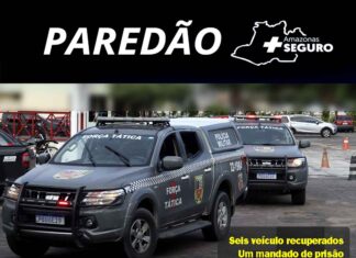 Em ação do Paredão, PMAM recupera seis veículos com restrição de roubo