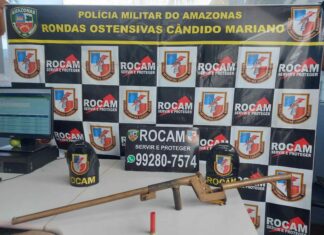 Em Iranduba, PMAM prende homem por porte ilegal de arma de fogo