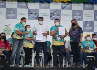 Em Autazes, Wilson Lima anuncia retomada de obras do Ceti e repasse de R$ 25 milhões para educação do município