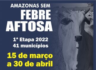 Campanha de vacinação contra Febre Aftosa iniciará dia 15/03, alerta Adaf