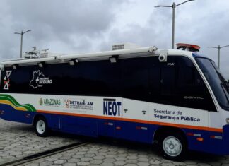 Detran recebe ‘ônibus inteligente’ da SSP-AM para auxiliar na fiscalização de trânsito