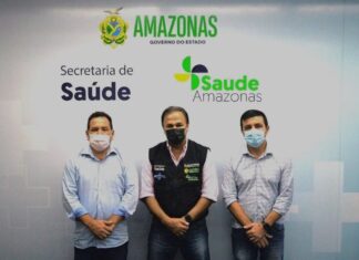 Secretário de Saúde recebe prefeito de Atalaia do Norte para discussão sobre investimentos no município