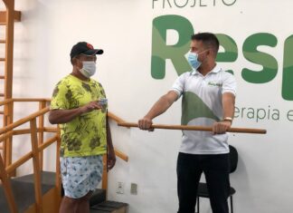Exercícios físicos na fisioterapia são alternativas de tratamento pós-covid no RespirAR