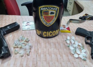PMAM detém suspeito de tráfico de entorpecentes no bairro Santo Agostinho