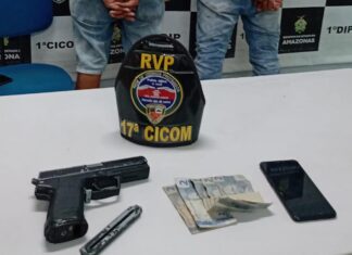 PMAM detém dupla por roubo em flagrante na Djalma Batista