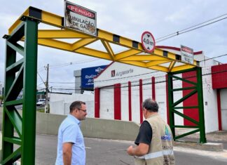 Após reinstalação de limitador de altura, Arsepam vai solicitar o envio de projetos estruturais de pórtico
