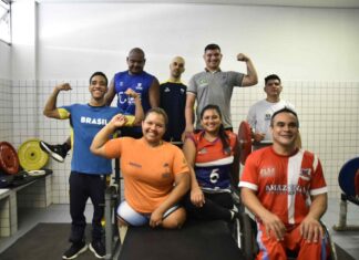 Paratletas do Amazonas participam do Campeonato Brasileiro de Halterofilismo e Arremesso de Peso