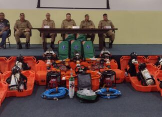 Corpo de Bombeiros apresenta novos equipamentos para serviços operacionais