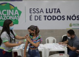 Amazonas já aplicou 6.868.197 doses de vacina contra Covid-19 até esta sexta-feira (22/04)