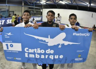 De malas prontas: quatro atletas amazonenses de jiu-jitsu embarcam para o Campeonato Brasileiro 2022