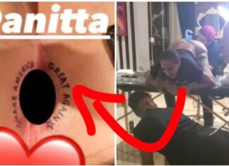 Vídeo: Fã da um bonequinho de presente para Anitta e e tatuada no toba diz que enfiará no Cú, veja