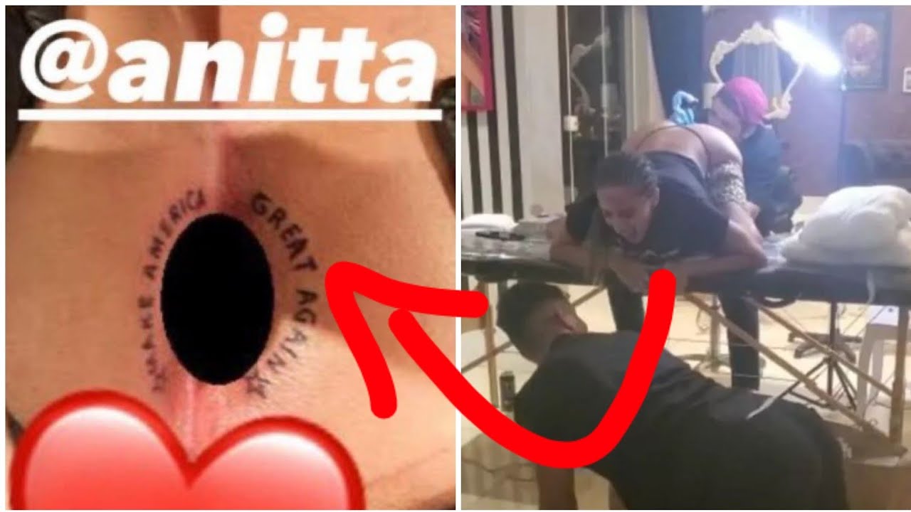 Anitta faz tatuagem no cu