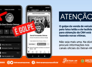 Alerta: Criminosos aplicam golpes usando a imagem do diretor-técnico do Detran-AM