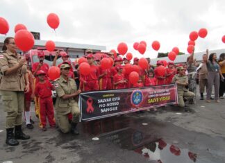 Campanha de doação de sangue dos bombeiros capta mais de 100 bolsas de sangue