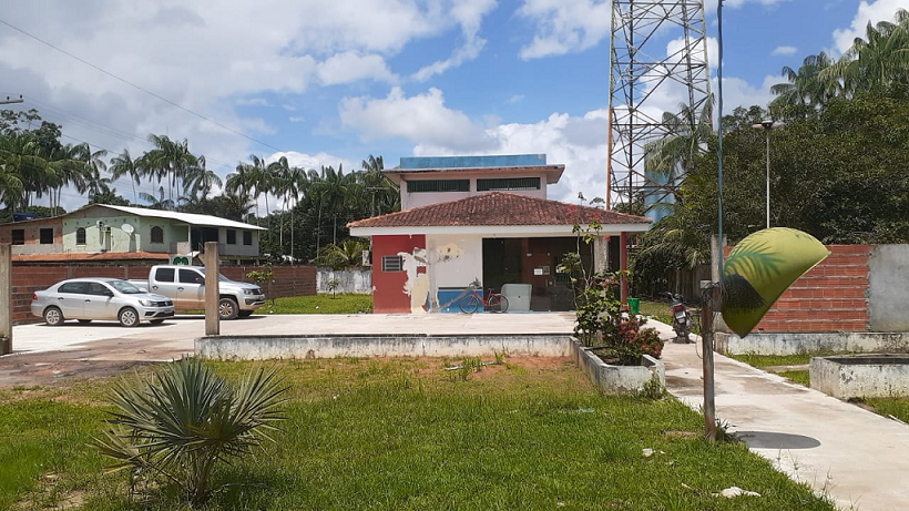 Fachada da delegacia