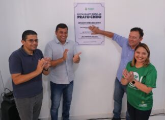 Em Humaitá, governador inaugura 12ª unidade do Prato Cheio no interior