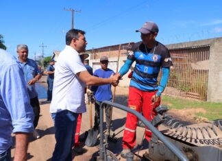 Wilson Lima vistoria obras do Anel Viário de Humaitá, que entram na fase final de execução