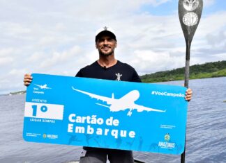 Com apoio do Governo, atleta Stand Up Paddle viaja para participar do Circuito brasileiro em Angra do Reis