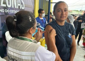 Amazonas já aplicou 7.234.941 doses de vacina contra Covid-19 até esta segunda-feira (20/06)