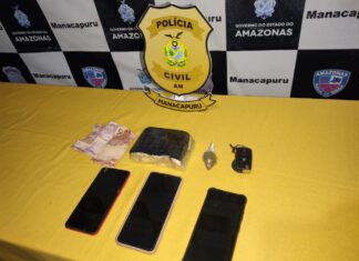 Em Manacapuru, Polícia Civil prende homem por posse de substâncias entorpecentes