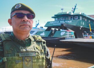 Agentes que atuam na operação Hórus reforçam policiamento em Parintins durante Festival Folclórico