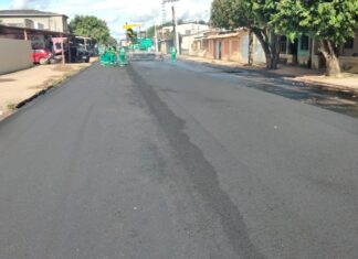 Governo do Amazonas avança com as obras de pavimentação do sistema viário de Itacoatiara