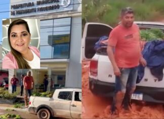 Vídeo: Em protesto pelo lamaçal que virou Presidente Figueiredo, agricultor joga verdura podre na porta de Patrícia Lopes
