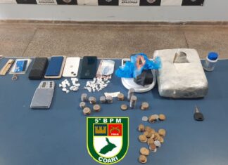 Em Coari, PMAM realiza oito detenções por tráfico e associação ao tráfico de drogas