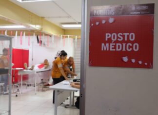 SES-AM realiza 159 atendimentos em estrutura de saúde no 2º dia do Festival Folclórico de Parintins