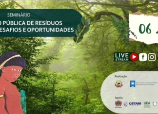 Seminário sobre gestão de resíduos sólidos terá transmissão ao vivo pelas redes sociais do TCE-AM