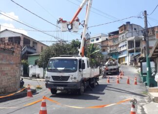 Em Manaus, bairro São Francisco recebe melhorias na rede elétrica