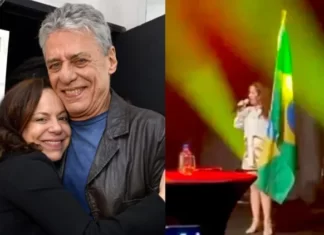 Cantora Lulista radical e sobrinha de Chico Buarque pede desculpa após pisar e humilhar a bandeira do Brasil e o povo brasileiro
