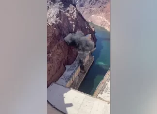 Vídeo: turista filma explosão em barragem dos EUA