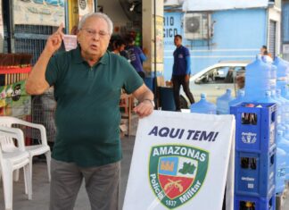 Amazonino diz que vai combater violência com tecnologia, inteligência e valorização dos policiais