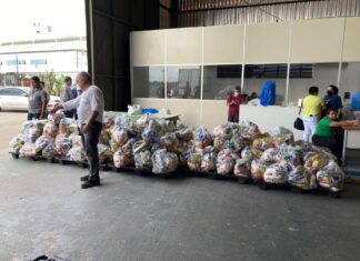 ENERGIA SOLIDÁRIA: mais de 1.300 toneladas de alimentos já foram doadas em cestas básicas, frangos e kit lanche a comunidades em Manaus e interior beneficiando 631 mil pessoas
